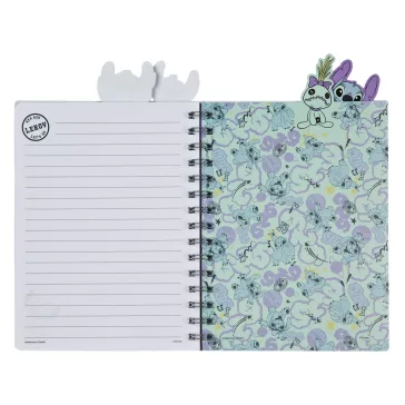   Disney Lilo és Stitch, A csillagkutya Brush It Out A5 notesz, jegyzetfüzet regiszterekkel