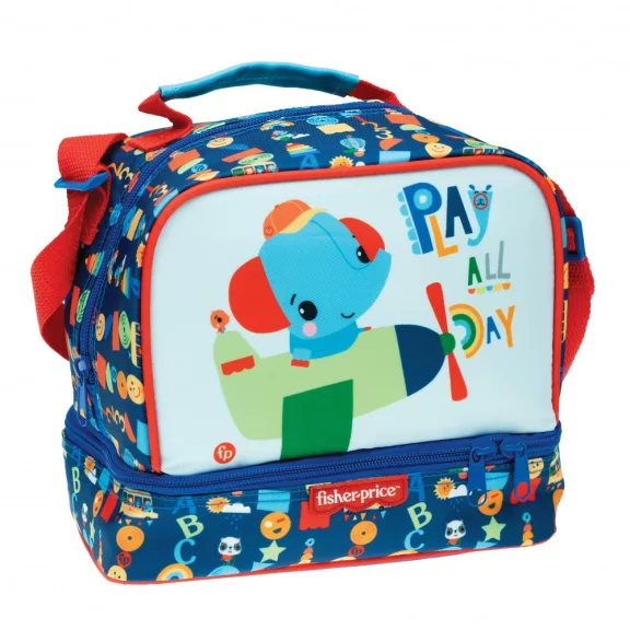 Fisher-Price Animals Play thermo uzsonnás táska 21 cm Fisher-Price Animals Play thermo uzsonnás táska 21 cm