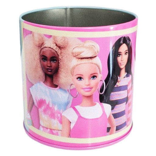 Barbie Happy Thoughts fém ceruzatartó 10,5 cm