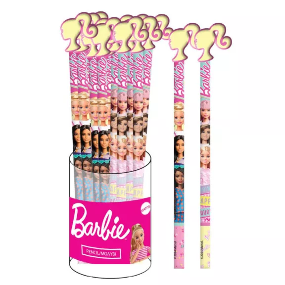 Barbie Happy Thoughts HB grafit ceruza forma radír véggel Barbie Happy Thoughts HB grafit ceruza forma radír véggel