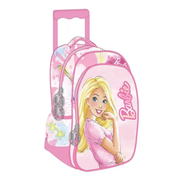 Barbie Paints gurulós ovis hátizsák, táska 30 cm