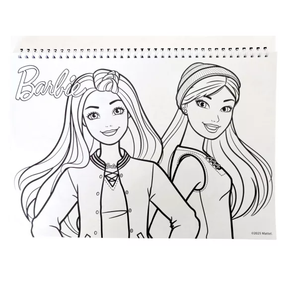 Barbie Paints A/4 spirál vázlatfüzet 40 lapos matricával