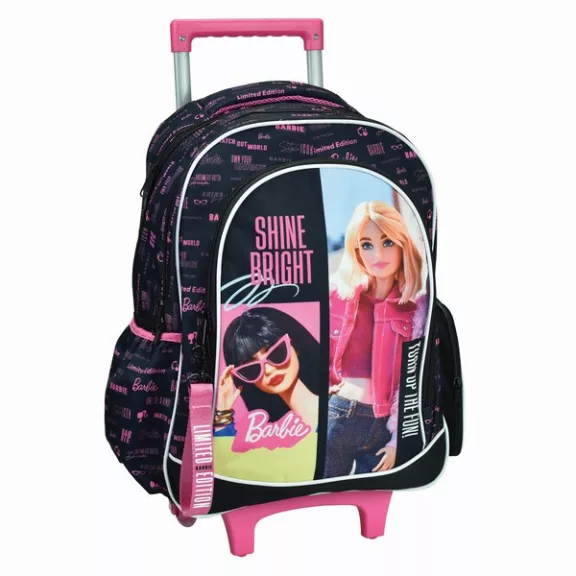 Barbie Shine Bright gurulós iskolatáska, táska 46 cm Barbie Shine Bright gurulós iskolatáska, táska 46 cm