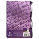 Barbie Purple B/5 vonalas spirál füzet 70 lapos Barbie Purple B/5 vonalas spirál füzet 70 lapos
