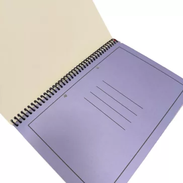 Barbie Purple B/5 vonalas spirál füzet 70 lapos