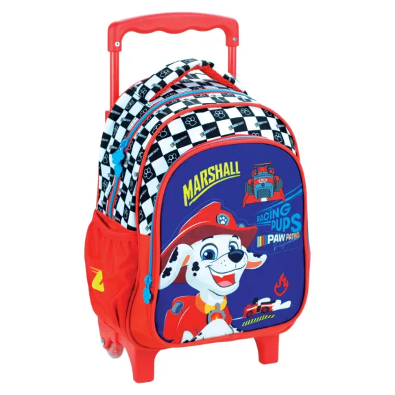 Mancs Őrjárat Marshall Racing gurulós ovis hátizsák, táska 30 cm Mancs Őrjárat Marshall Racing gurulós ovis hátizsák, táska 30 cm