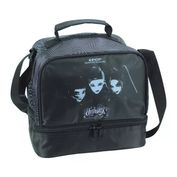 K-pop Démonvadászok Black thermo uzsonnás táska 21 cm