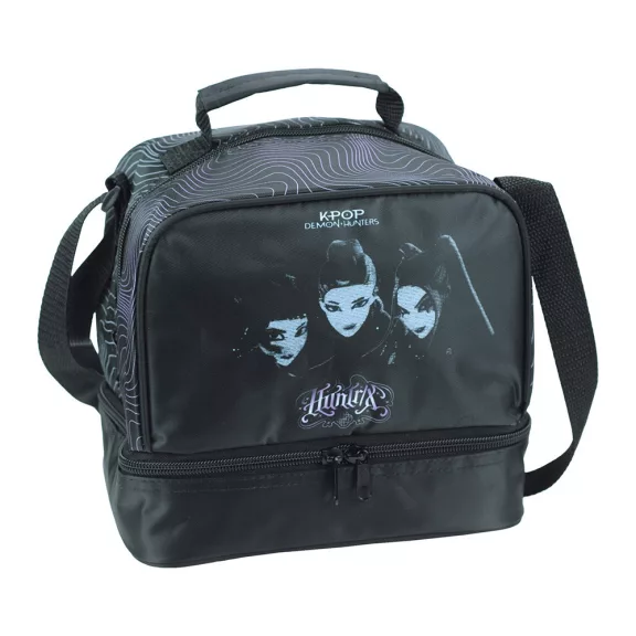 K-pop Démonvadászok Black thermo uzsonnás táska 21 cm K-pop Démonvadászok Black thermo uzsonnás táska 21 cm
