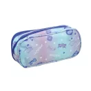 K-pop Démonvadászok Purple 2 rekeszes tolltartó 26 cm K-pop Démonvadászok Purple 2 rekeszes tolltartó 26 cm