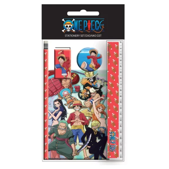 One Piece Crew írószer szett 5 db-os One Piece Crew írószer szett 5 db-os