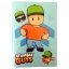 Stumble Guys Race B/5 vonalas füzet 40 lapos