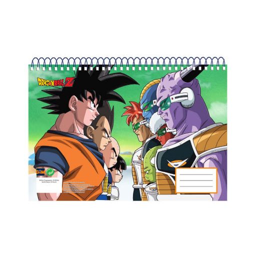 Dragon Ball Namek A/4 spirál vázlatfüzet, 30 lapos