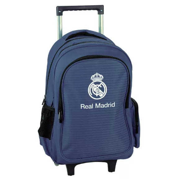 Real Madrid Blue gurulós iskolatáska, táska 46 cm Real Madrid Blue gurulós iskolatáska, táska 46 cm