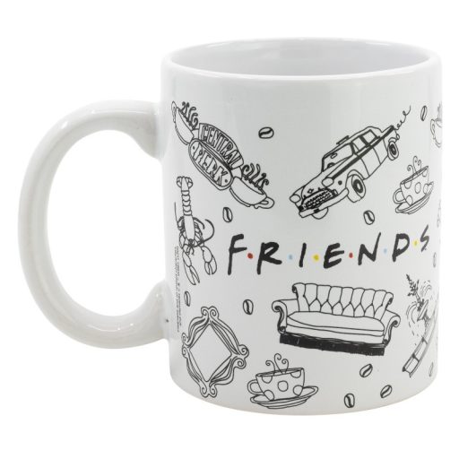 Jóbarátok NYC porcelán bögre 325 ml Díszdobozban