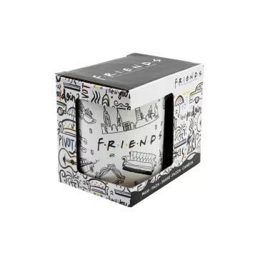 Jóbarátok NYC porcelán bögre 325 ml Díszdobozban