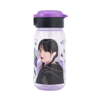   Wednesday Nevermore Academy műanyag szívószálas kulacs 510 ml