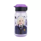 Wednesday Nevermore Academy műanyag szívószálas kulacs 510 ml Wednesday Nevermore Academy műanyag szívószálas kulacs 510 ml