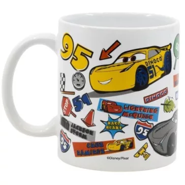   Disney Verdák Stickers porcelán bögre 325 ml Díszdobozban