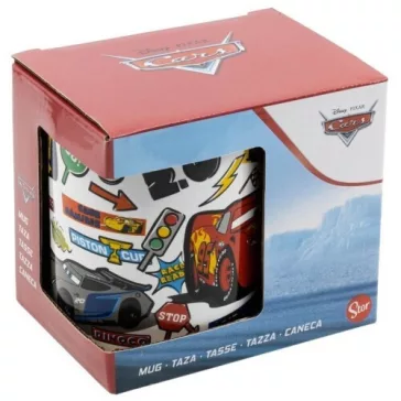   Disney Verdák Stickers porcelán bögre 325 ml Díszdobozban