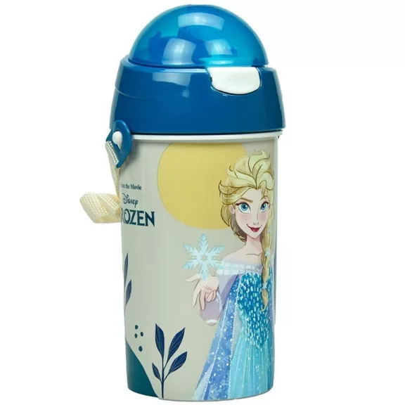 Disney Jégvarázs Together We Lead műanyag szívószálas kulacs akasztóval 500 ml Disney Jégvarázs Together We Lead műanyag szívószálas kulacs akasztóval 500 ml