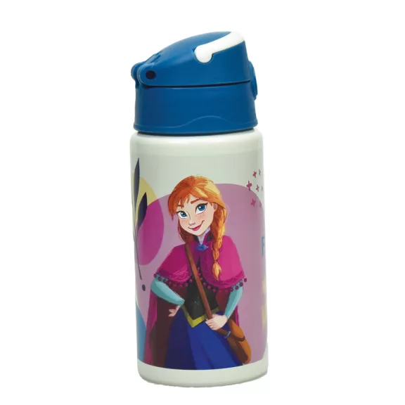 Disney Jégvarázs Together We Lead alumínium szívószálas kulacs akasztóval 500 ml Disney Jégvarázs Together We Lead alumínium szívószálas kulacs akasztóval 500 ml