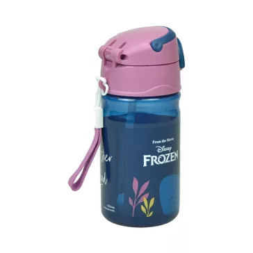   Disney Jégvarázs Sisters műanyag szívószálas kulacs akasztóval 350 ml