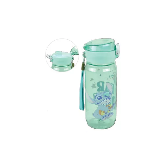 Disney Lilo és Stitch, A csillagkutya Blast műanyag kulacs akasztóval 600 ml