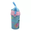 Disney Lilo és Stitch, A csillagkutya Alien 626 műanyag szívószálas kulacs akasztóval 500 ml