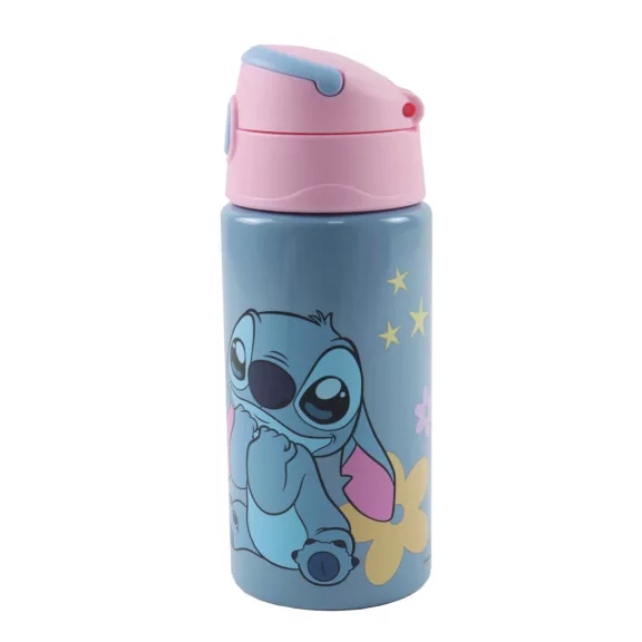Disney Lilo és Stitch, a csillagkutya Aliens alumínium szívószálas kulacs akasztóval 500 ml Disney Lilo és Stitch, a csillagkutya Aliens alumínium szívószálas kulacs akasztóval 500 ml