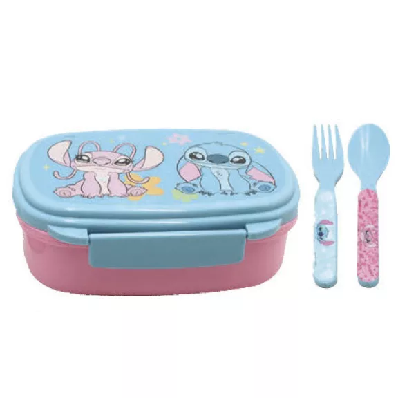 Disney Lilo és Stitch, a csillagkutya Alien 626 szendvicsdoboz + evőeszköz szett Disney Lilo és Stitch, a csillagkutya Alien 626 szendvicsdoboz + evőeszköz szett