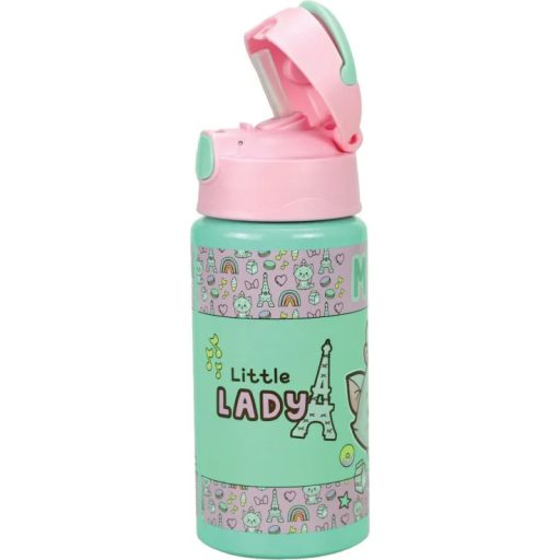 Disney Marie Little Lady alumínium szívószálas kulacs akasztóval 500 mll