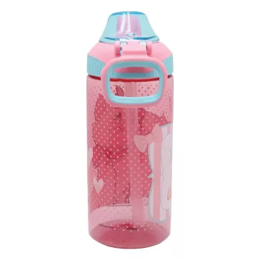   Disney Marie Adorable műanyag szívószálas kulacs akasztóval 450 ml