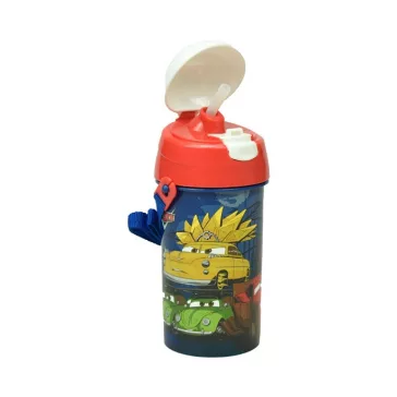   Disney Verdák Lightyear műanyag szívószálas kulacs akasztóval 500 ml