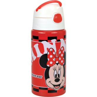   Disney Minnie Bloom alumínium szívószálas kulacs akasztóval 500 ml