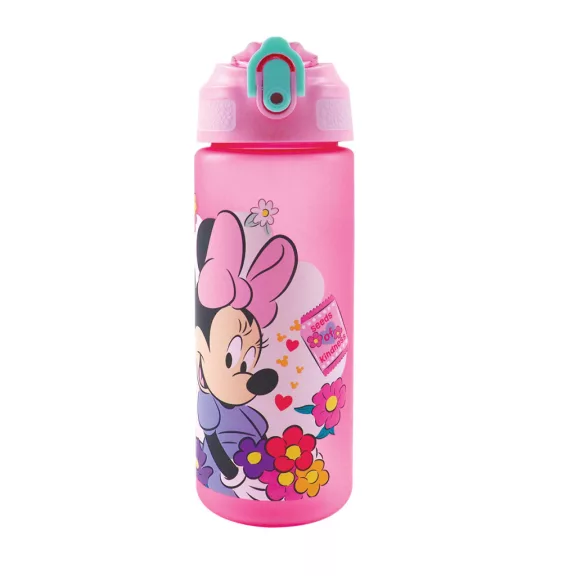 Disney Minnie Kindness műanyag matt szívószálas kulacs 600 ml Disney Minnie Kindness műanyag matt szívószálas kulacs 600 ml