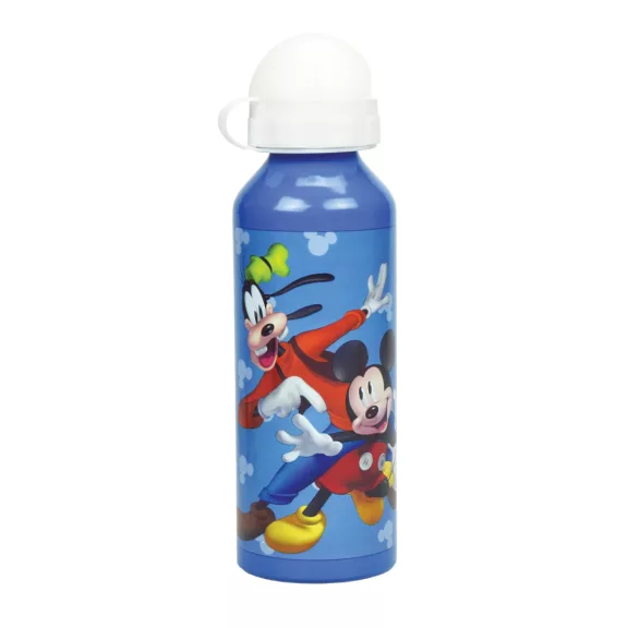 Disney Mickey Blue alumínium kulacs ivókupakkal 520 ml Disney Mickey Blue alumínium kulacs ivókupakkal 520 ml