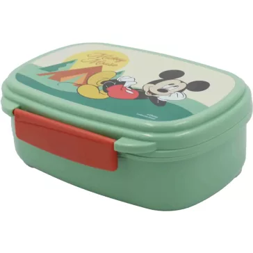 Disney Mickey Nature szendvicsdoboz + evőeszköz szett