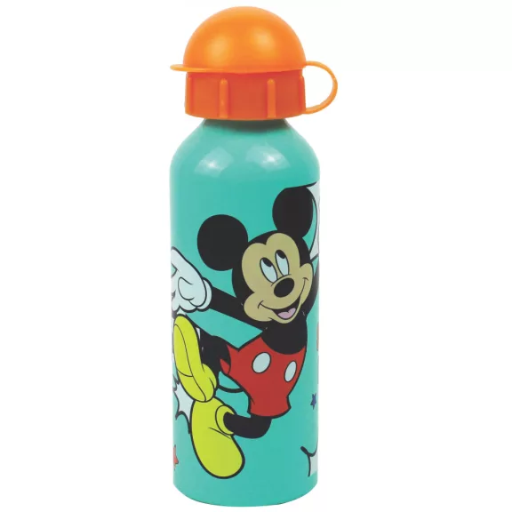 Disney Mickey Fun Times alumínium kulacs ivókupakkal 520 ml Disney Mickey Fun Times alumínium kulacs ivókupakkal 520 ml