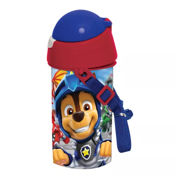 Mancs Őrjárat Knights műanyag szívószálas kulacs akasztóval 500 ml Mancs Őrjárat Knights műanyag szívószálas kulacs akasztóval 500 ml