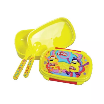 Play-Doh Happy szendvicsdoboz + evőeszköz szett
