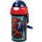 Pókember World műanyag szívószálas kulacs akasztóval 500 ml