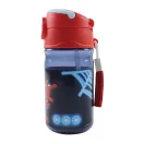 Pókember Spidey Glow műanyag szívószálas kulacs akasztóval 350 ml