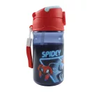 Pókember Spidey Glow műanyag szívószálas kulacs akasztóval 350 ml