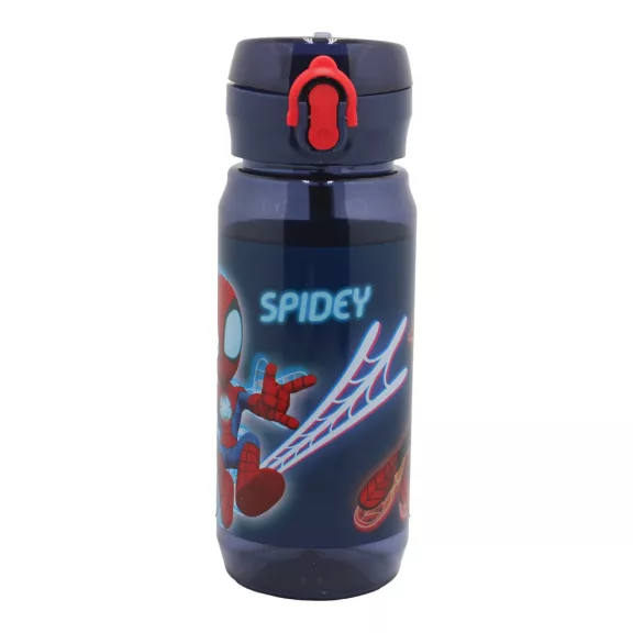 Pókember Spidey Web műanyag kulacs akasztóval 600 ml Pókember Spidey Web műanyag kulacs akasztóval 600 ml
