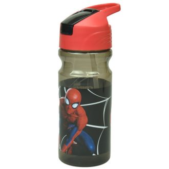 Pókember Web műanyag szívószálas kulacs 500 ml