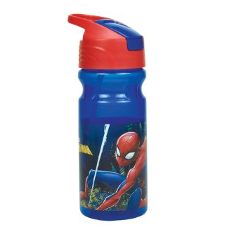 Pókember Dangled műanyag szívószálas kulacs 500 ml