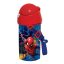Pókember Dark műanyag szívószálas kulacs akasztóval 500 ml
