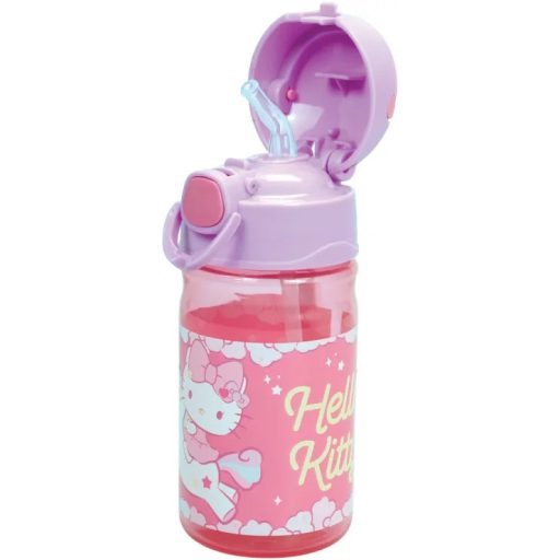 Hello Kitty Unicorn műanyag kulacs akasztóval 350 ml