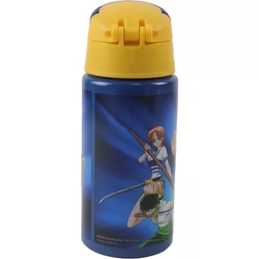   One Piece Crew alumínium szívószálas kulacs akasztóval 500 ml