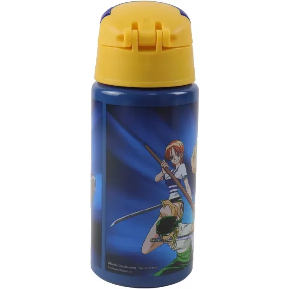 One Piece Crew alumínium szívószálas kulacs akasztóval 500 ml